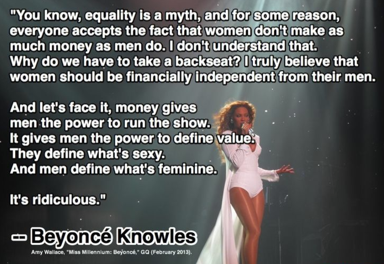 Beyonce wage gap